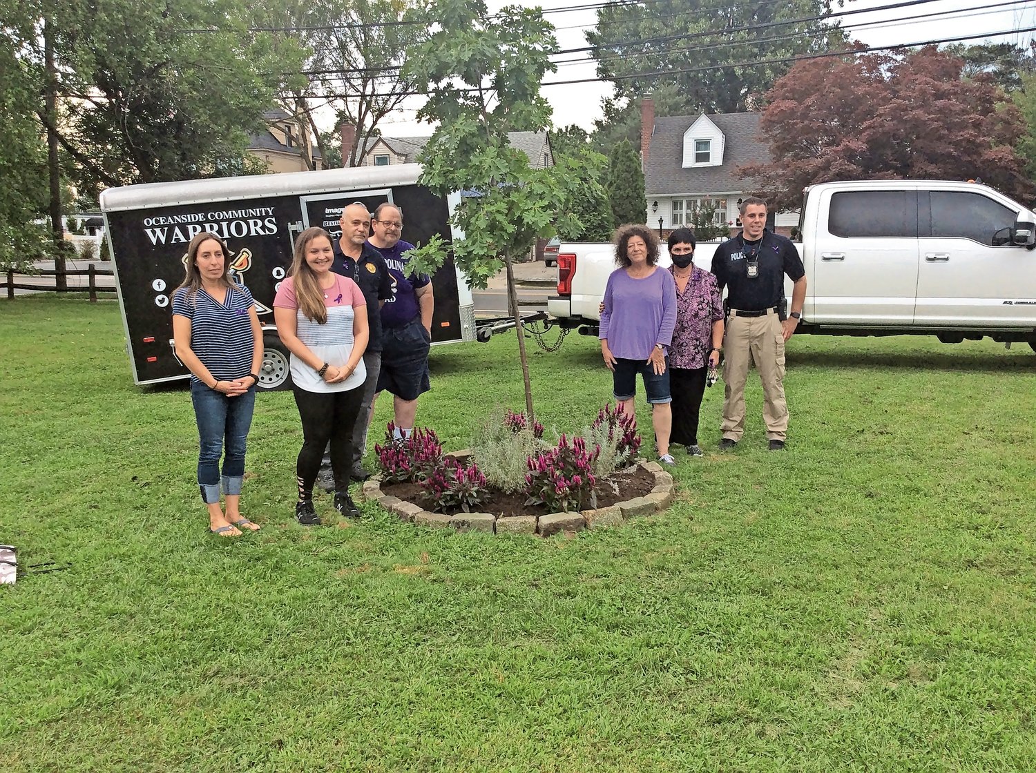 Members of the community gathered to join Oceanside Safe on International Overdose Awareness Day. Among the activities was a a candle-light vigil for those who have fallen victim to overdose and a Narcan training.